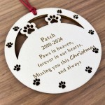 Personalised Dog Memorial Christmas Ornaments Pet Memorial Gifts