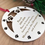 Personalised Dog Memorial Christmas Ornaments Pet Memorial Gifts