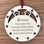 Personalised Pet Memorial Christmas Ornaments Dog Memorial Gifts