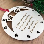 Pet Christmas Bauble Remembrance memorial tree decoration