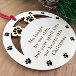 Pet Memorial Bauble Loss of Pet Dog Memorial Christmas Tree