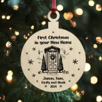 1st Christmas in Your New Home Bauble Personalised Ornament