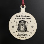 1st Christmas in Your New Home Bauble Personalised Ornament