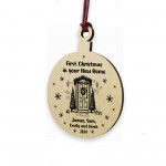 1st Christmas in Your New Home Bauble Personalised Ornament