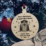 1st Christmas in Your New Home Bauble Personalised Ornament