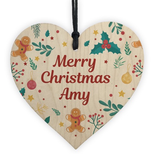 Personalised Merry Christmas Bauble Gift For Family or Friends