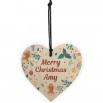 Personalised Merry Christmas Bauble Gift For Family or Friends