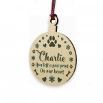 Personalised Pet Memorial For Dog Cat Tribute Plaque Wooden Baub