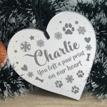 Personalised Dog Memorial Christmas Ornament Pet Memorial Bauble