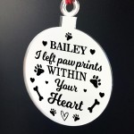 Dog Memorial Engraved Christmas Ornament Dog Memorial Gifts