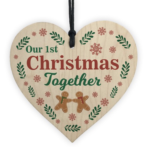 Our 1st Christmas Together Decoration Novelty Gift For Couple