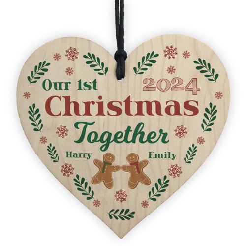 Our 1st Christmas Together Personalised Gift For Couple Ginger