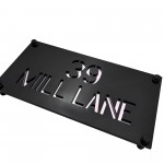 Personalised House Sign Door Number Laser Engraved Address Sign