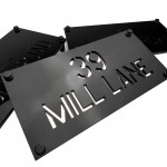 Personalised House Sign Door Number Laser Engraved Address Sign