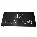 Laser Engraved Address Wall Plaques Personalised House Sign