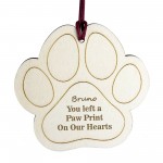 Pet Memorial Christmas Bauble Engraved Personalised Pet Memory