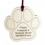 Pet Memorial Personalised Christmas Tree Bauble Decoration