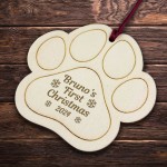 New Puppy Gifts PERSONALISED Dogs First Christmas Decorations