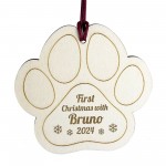 New Puppy Gifts PERSONALISED First Christmas With Puppy Dog