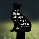 Cat Memorial Gifts Personalised ANY NAME Cat Memorial Plaque