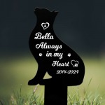 Personalised Pet Cat Memorial Plaque Cat Loss Gift Cat Memorial