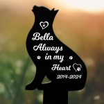 Personalised Pet Cat Memorial Plaque Cat Loss Gift Cat Memorial