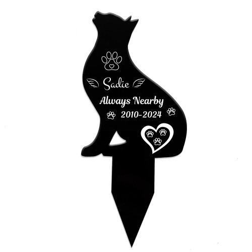 Cat Memorial Plaques Outdoor Personalised Cat Memorial Plaques