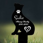 Cat Memorial Gift Cat Memorial Plaques For Garden Personalised