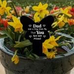 Dad Graveside Memorial Plaque Dad Graveside Memorial Stake