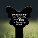 Grandad Graveside Memorial Plaque Grandad Memorial Stake Gift