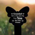 Grandad Graveside Memorial Plaque Grandad Memorial Stake Gift