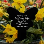 Butterfly Graveside Memorial Plaque Graveside Memorial Stake