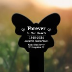 Personalised Graveside Memorial Plaque Graveside Memorial Stake