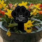 Personalised Pet Dog Memorial Loss Gift Plaque Personalised