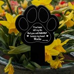 Personalised Pet Dog Memorial Loss Gift Plaque Personalised