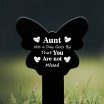 Aunt Memorial Plaques For Graves Acrylic Grave Marker