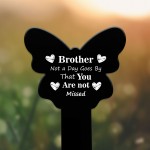 Brother Memorial Plaques For Graves Acrylic Grave Marker