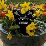 Memorial Remembrance Plaque Stake Acrylic Plaque Memorial Sign