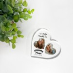 Gifts for MUM Birthday Personalised Acrylic Heart Plaque