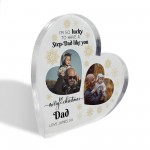 Step Dad Gift For Christmas Personalised Acrylic Plaque