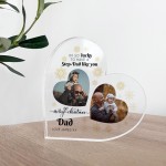 Step Dad Gift For Christmas Personalised Acrylic Plaque