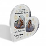 Step Daughter Gifts For Christmas Personalised Acrylic Plaque