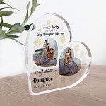 Step Daughter Gifts For Christmas Personalised Acrylic Plaque