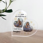 Step Daughter Gifts For Christmas Personalised Acrylic Plaque