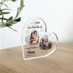 Step Mum Gifts For Christmas Personalised Acrylic Heart Plaque