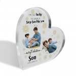 Step Son Gifts For Christmas Personalised Acrylic Plaque Gifts