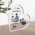 Step Son Gifts For Christmas Personalised Acrylic Plaque Gifts