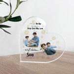 Step Son Gifts For Christmas Personalised Acrylic Plaque Gifts