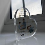 Step Son Gifts For Christmas Personalised Acrylic Plaque Gifts