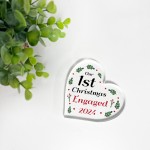 Our 1st Christmas Engaged Personalised Couple Gift Christmas Gif